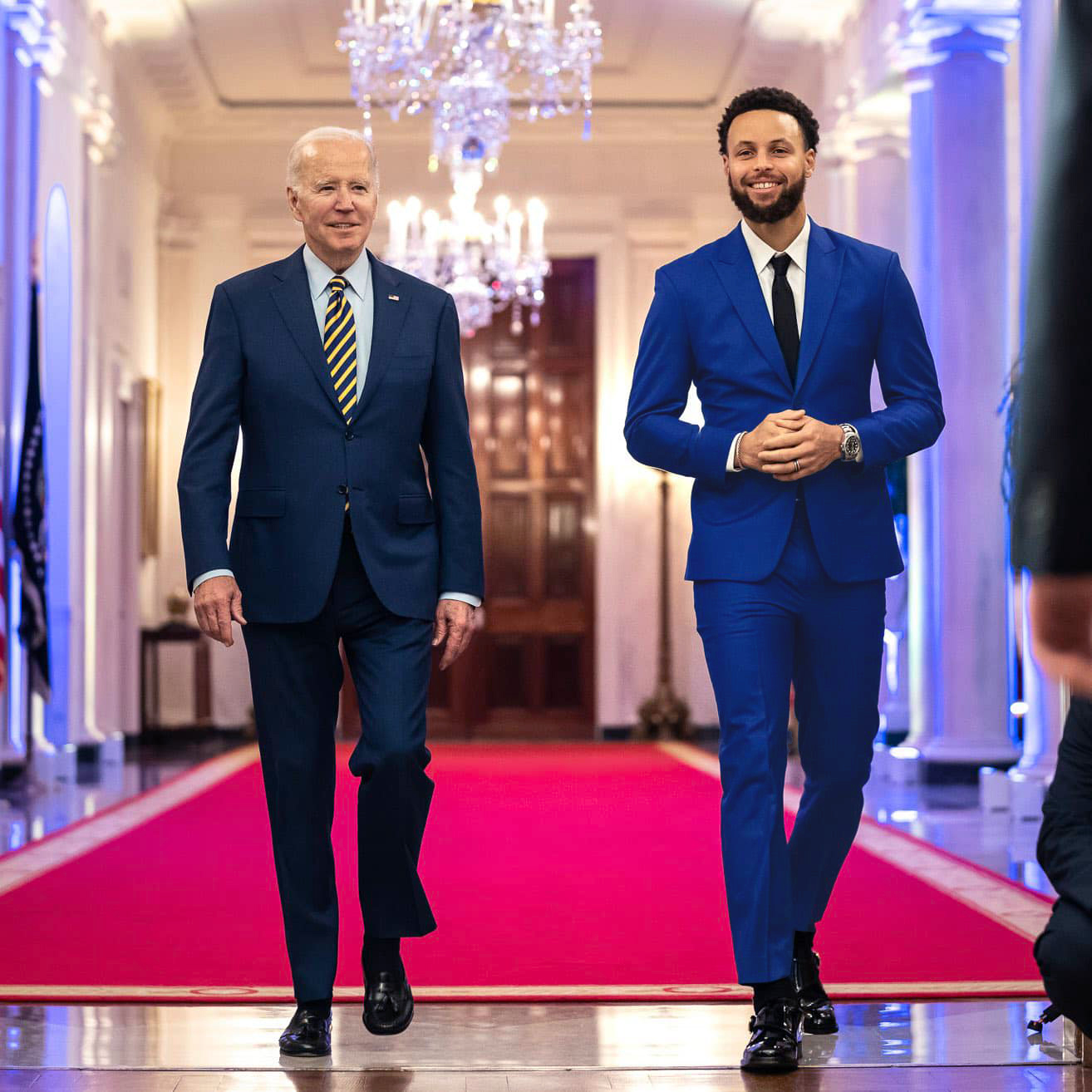 O traje de Stephen Curry na Casa Branca - Moda Masculina Journal