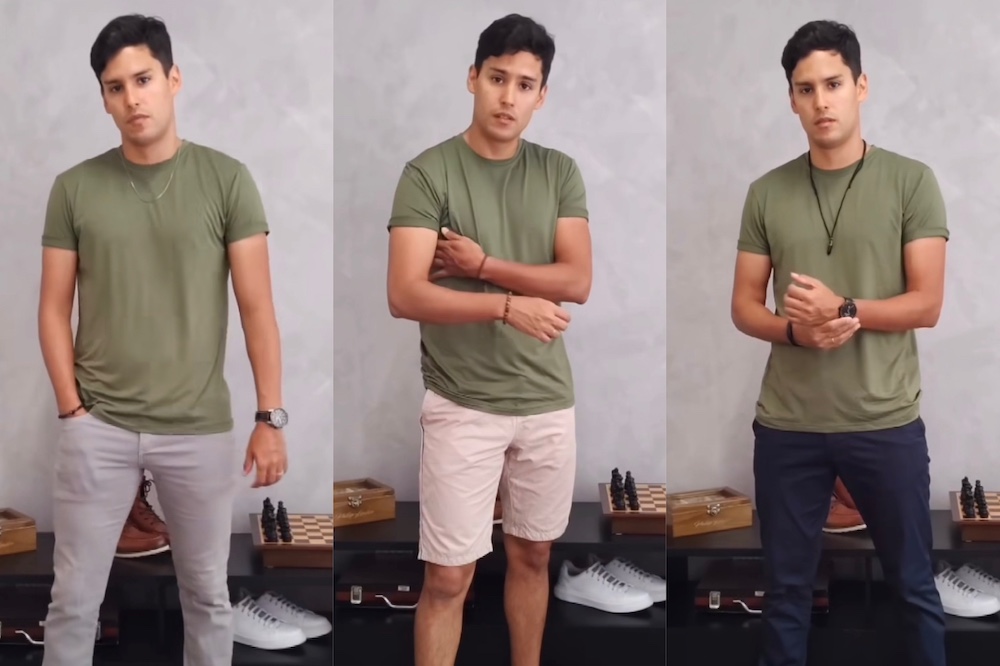 Looks com camiseta verde - Moda Masculina Journal